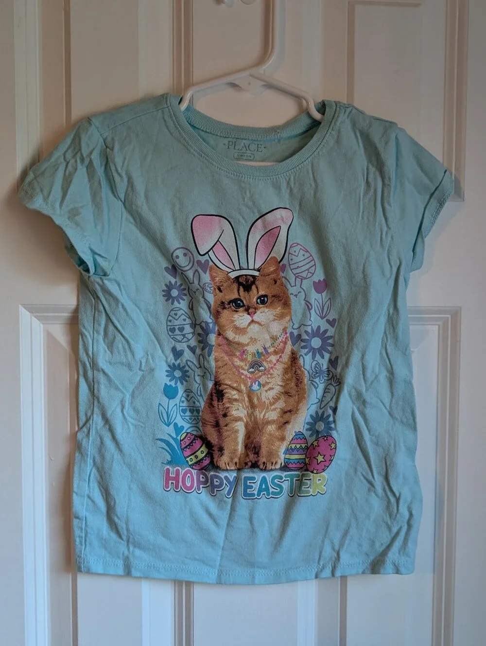Children's Place Girls Size S Hoppy Easter T Shirt